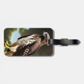 Falkenkunst Gepäckanhänger (Rückseite horizontal)