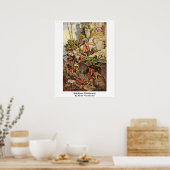 Falkensteinfahrt von Moritz von Schwind Poster (Küche)