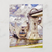 Falkirk Wheel Postkarte (Vorderseite)