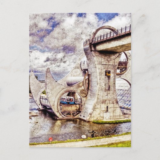 Falkirk Wheel Postkarte (Vorderseite)