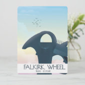 Falkirk Wheel, Reiseplakat für Schottland (Stehend Vorderseite)