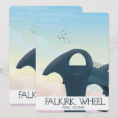 Falkirk Wheel, Reiseplakat für Schottland (Vorne/Hinten)