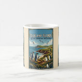 Falkland-Inseln-Reiseposter Kaffeetasse (Mittel)