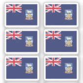 Falkland Islands Collection Pack von 6 Aufkleber (Vorderseite)
