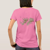 Falkland Islands Flag and Map T - Shirt (Rückseite)