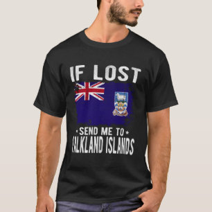 Falkland Islands Flag Souvenir - Wenn ich verstorb T-Shirt