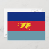 Falkland Islands (Malvinas) Verteidigungsflagge FK Postkarte (Vorne/Hinten)