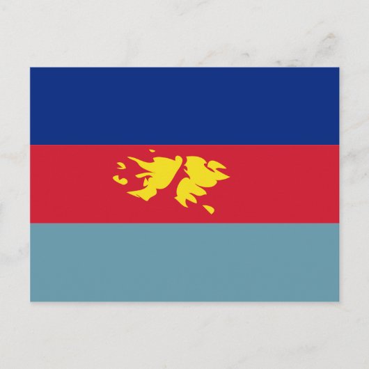 Falkland Islands (Malvinas) Verteidigungsflagge FK Postkarte (Vorderseite)
