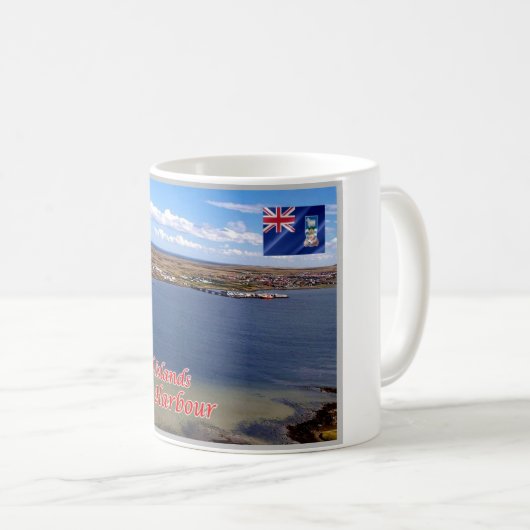 Falkland Islands - Stanley. Kaffeetasse (VorderseiteRechts)