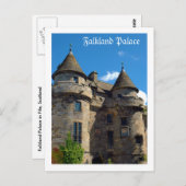 Falkland Palace in Fife, Schottland Postkarte (Vorne/Hinten)