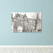 Falkland Palace Scotland. 2007 Leinwanddruck (Insitu (Holzboden))