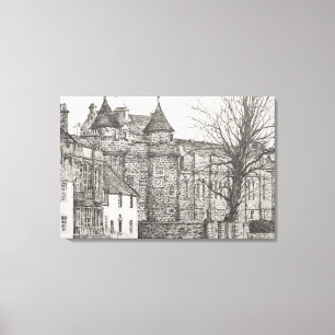 Falkland-Palast Schottland. 2007 Leinwanddruck