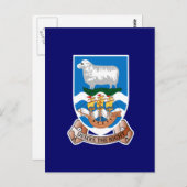 Falkland Postkarte (Vorne/Hinten)