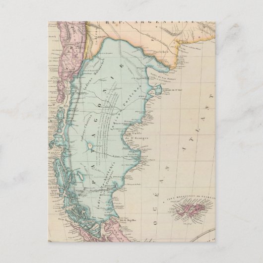 Falklandinsel Postkarte (Vorderseite)