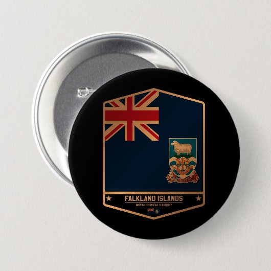 Falklandinseln Button (Vorne & Hinten)