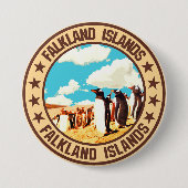 Falklandinseln Button (Vorderseite)