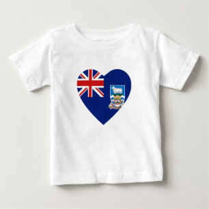 Falklandinseln Flag Herzlicher T - Shirt