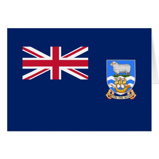 Falklandinseln-Flagge (Vorderseite (Horizontal))