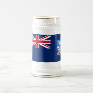 Falklandinseln-Flagge Bierglas