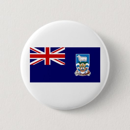 Falklandinseln-Flagge Button (Vorderseite)