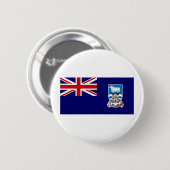 Falklandinseln-Flagge Button (Vorne & Hinten)