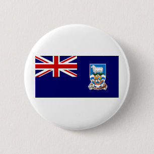 Falklandinseln-Flagge Button