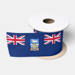 Falklandinseln-Flagge Satinband