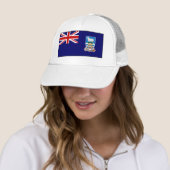 Falklandinseln-Flagge Truckerkappe (Beispiel)