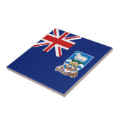 Falklandinseln-Flaggen-Keramik-Fliese Fliese (Seite)