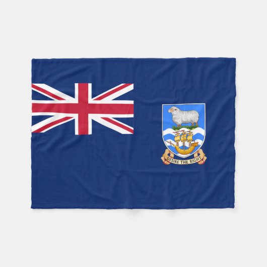 Falklandinseln Fleecedecke (Vorderseite (Horizontal))