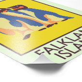 Falklandinseln Fotodruck (Ecke)