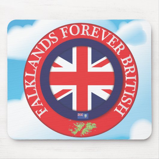 Falklandinseln für immer britisch mousepad (Vorne)