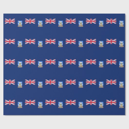 Falklandinseln Geschenkpapier (Flach)