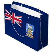 Falklandinseln Große Geschenktüte (Rückseite Schrägansicht)
