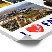 Falklandinseln - I Liebe - Poster (Ecke)