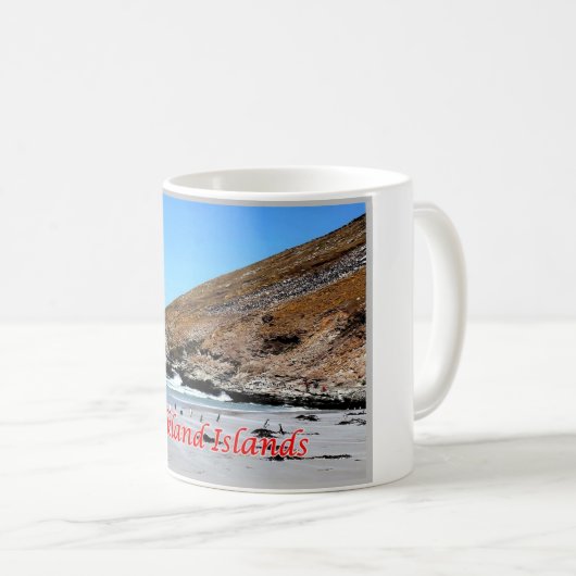 Falklandinseln - kaffeetasse (VorderseiteRechts)