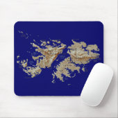 Falklandinseln-Karte Mousepad (Mit Mouse)