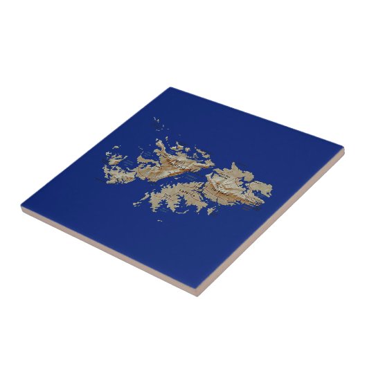 Falklandinseln-Karten-Fliese Fliese (Seite)