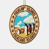 Falklandinseln Keramik Ornament (Rechts)