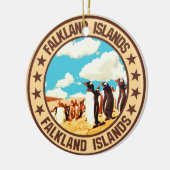 Falklandinseln Keramik Ornament (Links)