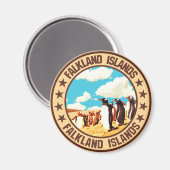 Falklandinseln Magnet (Vorderseite/Rückseite)