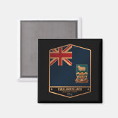 Falklandinseln Magnet (Vorderseite/Rückseite)