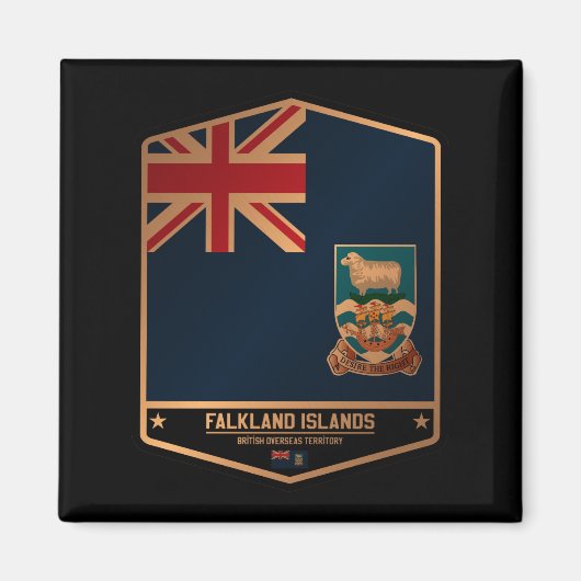 Falklandinseln Magnet (Vorne)