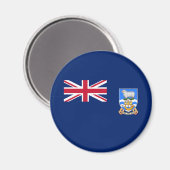 Falklandinseln Magnet (Vorderseite/Rückseite)
