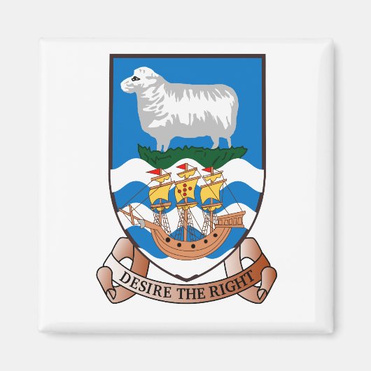 Falklandinseln (Malvinas) FK Magnet (Vorne)