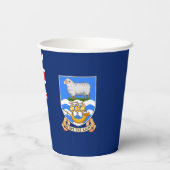 Falklandinseln Pappbecher (Rückseite)