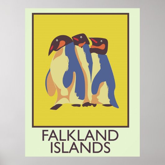 Falklandinseln Poster (Vorne)