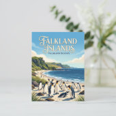 Falklandinseln Postkarte (Stehend Vorderseite)