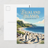 Falklandinseln Postkarte (Vorne/Hinten)