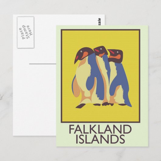 Falklandinseln Postkarte (Vorne/Hinten)